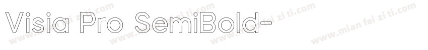 Visia Pro SemiBold字体转换